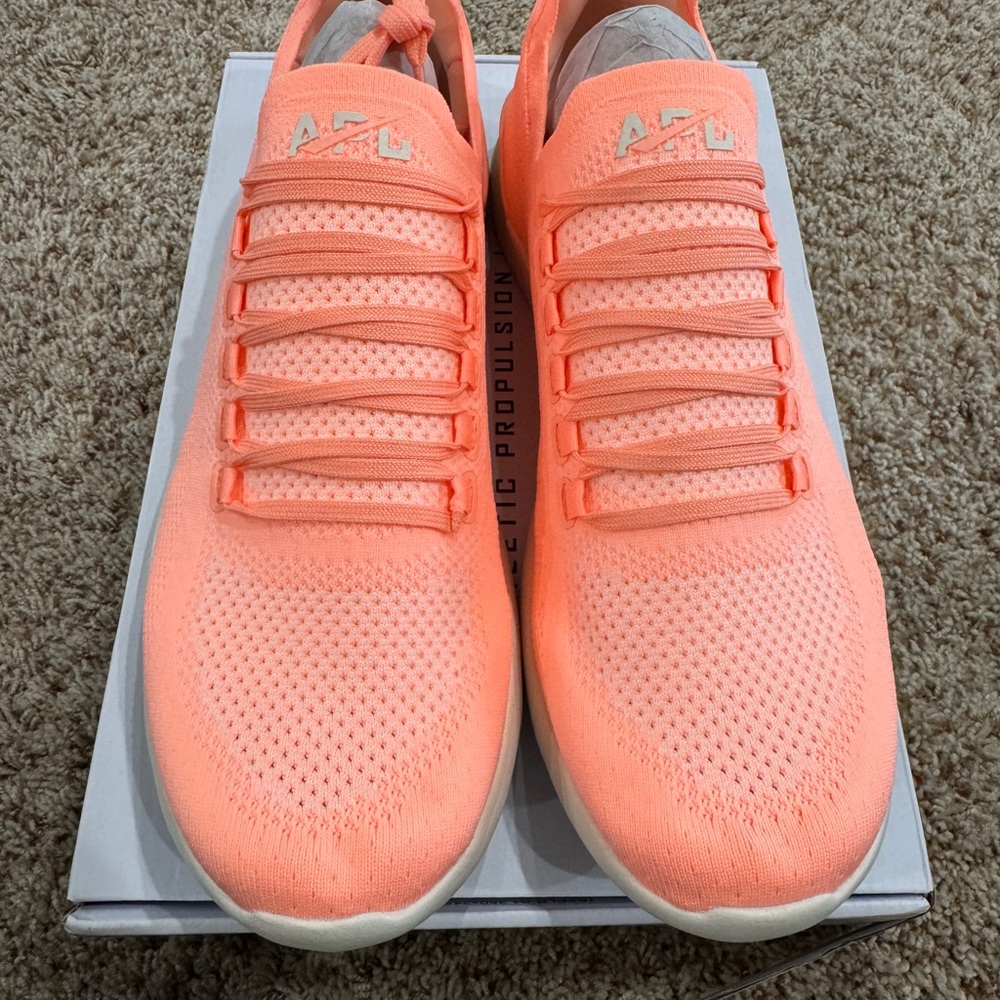 APL Neon Peach Techloom Breeze Sneakers